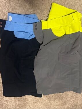 Two Pairs of Club Ride Apparel Women’s Bike Shorts - large